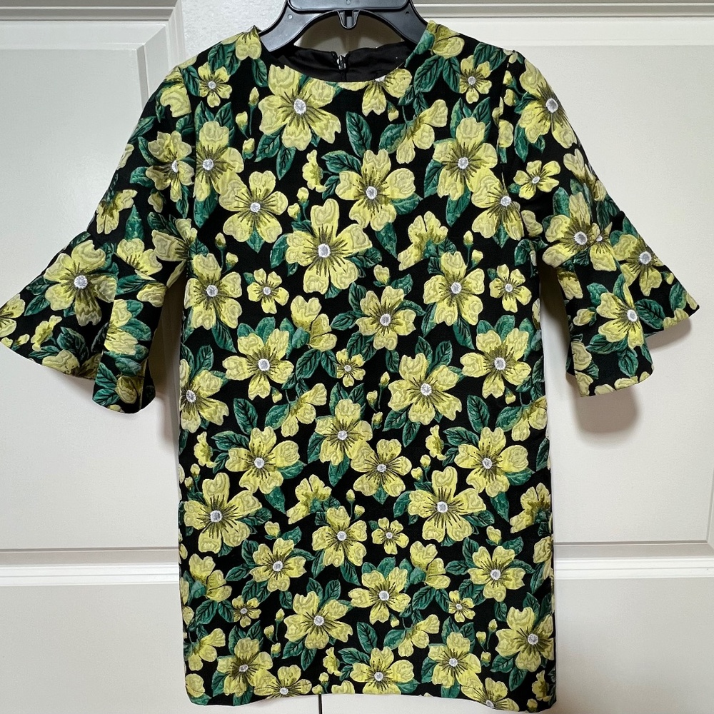 BARDOT JR Grace Floral Bell Sleeve Shift Dress Size US 10